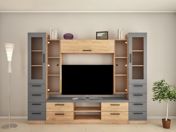 Living Z-7 cu sticla (ТV-1,2m) 2,6m